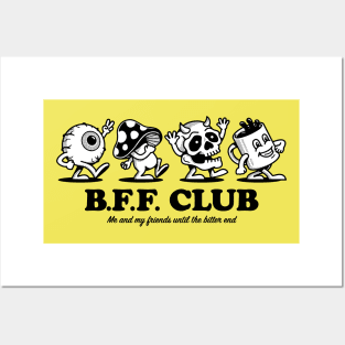 Best Friends Forever Club (black text) Posters and Art